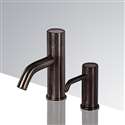 Fontanaï¿½ Freestanding Commercial Motion  Sensor Faucet And Automatic Soap Dispenser