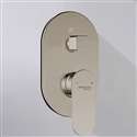 Fontana Brushed Nickel Thermostatic Shower Mixer Wall Mounted  Concealed