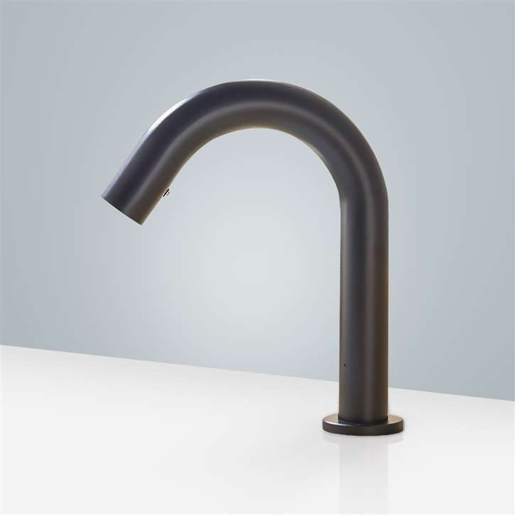 Brio Commercial Matte Black Touch less Volume Sensor Hands Free Faucet