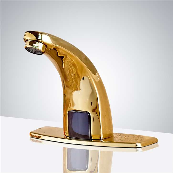 Fontana Melo Automatic Commercial Sensor Gold Commercial Faucet