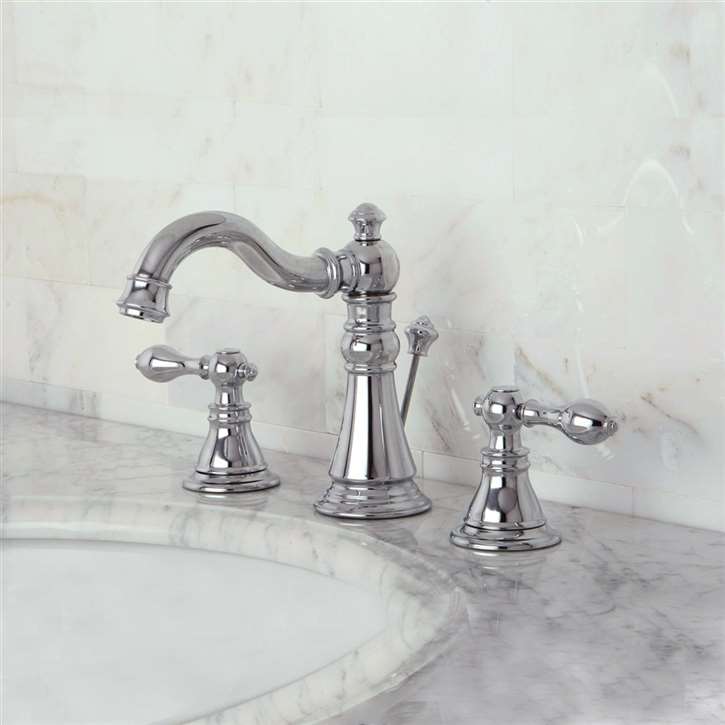 Colwood Dual Handle Chrome Bathroom Sink Faucet