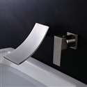 Orotina Wall Mount Bathroom Sink Faucet with Steel & Brass Body