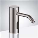 Fontana Peru Commercial Brushed Nickel Brass Deck Mount Automatic Sensor Liquid Soap Dispenser