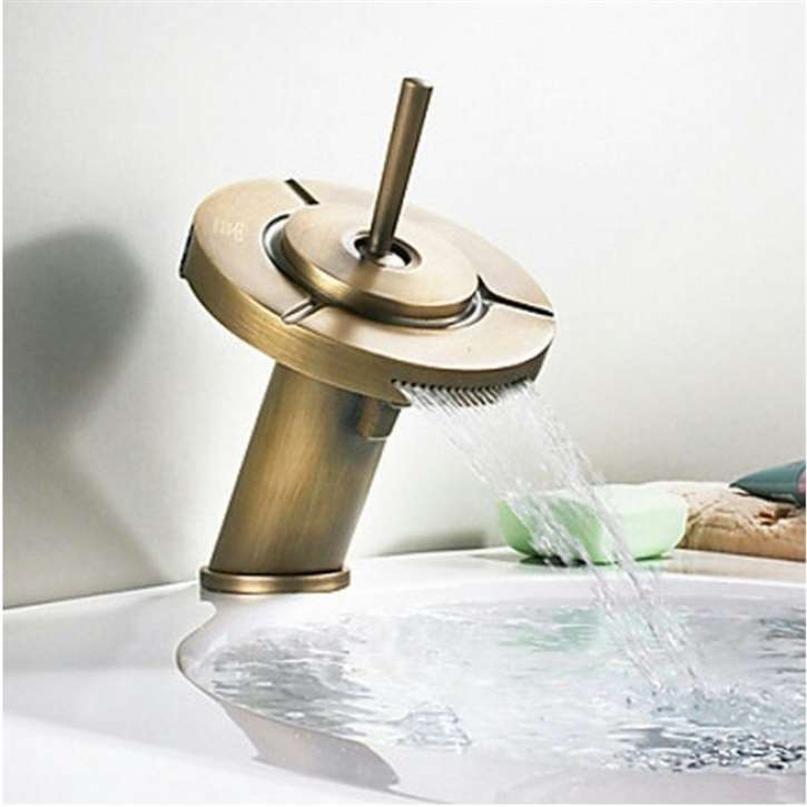 Minoan Triple Function Antique Bathroom Sink Faucet