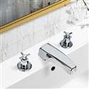 RV Travel Faucet Chrome 2-Handle ABS Material