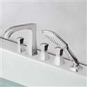 Bravat Classic Look Chrome Bathtub Faucet with Hand Shower