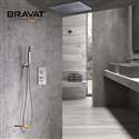 Bravat Brushed Nickel Shower Set