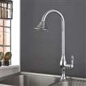 Fontana Milan 100% Solid Brass Chrome Finish Kitchen Sink Faucet