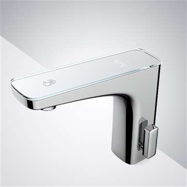 Fontana Commercial Temperature Control Bakersfield Digital Temperature Display Hot and Cold Commercial Sensor Faucet