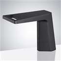 Fontana Melun Commercial Hands Free Touchless Automatic Matte Black Finish Sensor Faucet