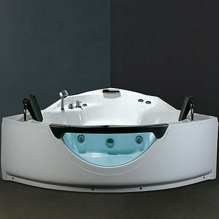 Fontana Custom Fiberglass Two Person Whirlpool Massage Bathtub