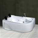 Napoli Combo Massage Indoor White Acrylic Bathtub