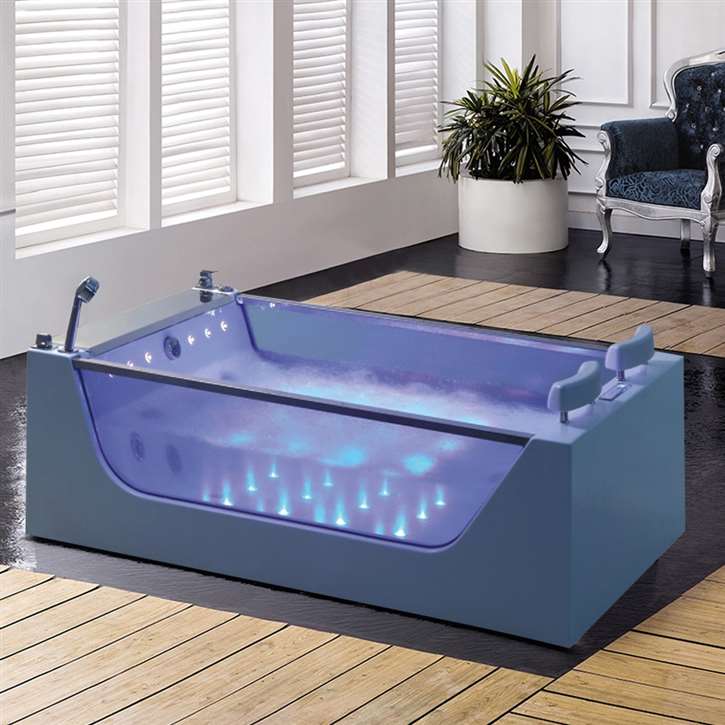 Peru Two Person Acrylic Indoor Whirlpool Massage Bathtub