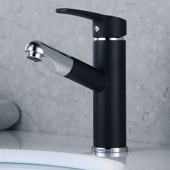 Verdal Pull Out Oil Rubbed Bronze Bathroom Sink Faucet
