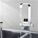 Fontana Eclipse Digital Display Waterfall Faucet for Bathroom and Kitchen