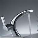 Twist Bathroom Sink Single Handle Chrome Finish Faucet