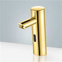Gold Plated Commercial Automatic Bathroom Faucet