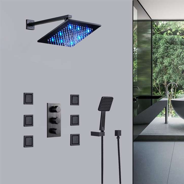 Fontana Sierra Oil Rubbed Bronze LED Shower System