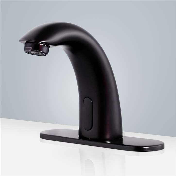 Fontana Trio Commercial Matte Black Automatic Faucet