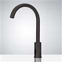 Fontana Wella Goose Neck Matte Black Faucet