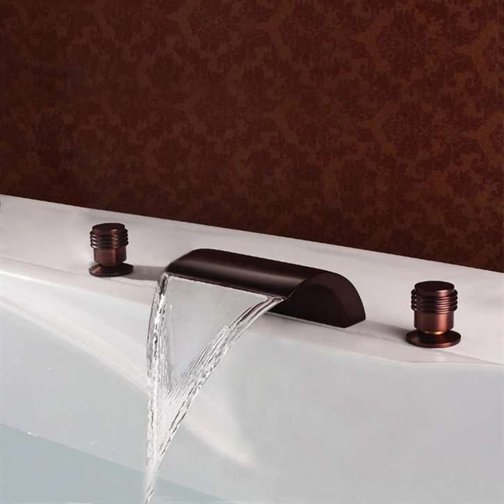 Oil Rubbed Bronze Waterfall Faucet
