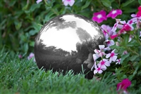 Gazing Mirror Ball Stainless Steel By Trademark Innovations (Silver, 8")