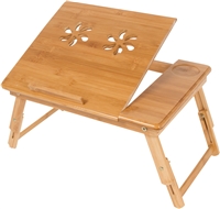 Trademark Innovations Folding Bamboo Bed/Tray