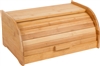 Trademark Innovations 100% Bamboo Breadbox with Sliding Door