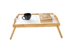 Bamboo Folding Bed Tray, Laptop Tray With Handles by Trademark Innovations