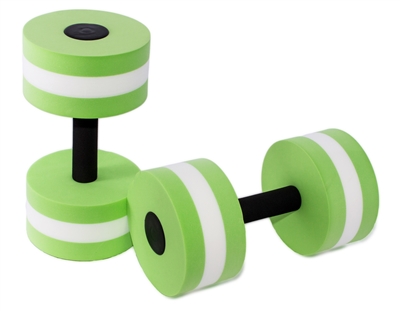 Aquatic Exercise Dumbells Set of 2 For Water Aerobics By Trademark Innovations