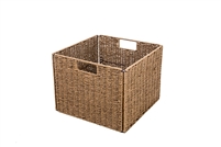 Foldable Storage Basket with Iron Wire Frame by Trademark Innovations