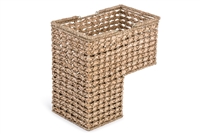 Braided Rope Storage Stair Basket With Handles by Trademark Innovations