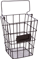 Metal Wire Mesh Hanging Utensil Storage Basket by Trademark Innovations