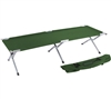 Trademark Innovations Portable Folding Camping Bed Cot (Army Green)