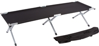 Trademark Innovations Aluminum Portable Folding Camping Bed Cot Portable Bed 260 lbs Capacity