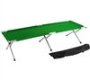 Trademark Innovations Portable Folding Camping Bed Cot Portable Bed 260 lbs Capacity Green