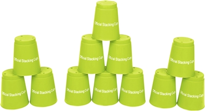 Quick Stack Cups Speed Training Sports Stacking Cups Set of 12 By Trademark Innovations