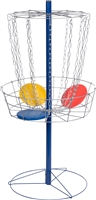 Metal Disc Frisbee Golf Goal Set Comes with 6 Discs By Trademark Innovations