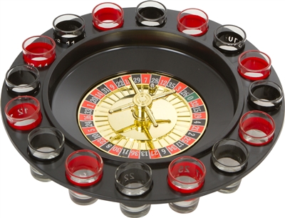 16pc Shot Roulette Game Set Shot Spinning Drinking Game by by EZ Drinker