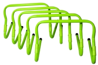 Trademark Innovations Set of 5 Adjustable Speed Training Hurdles (Light Green)