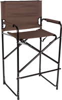 Lightweight Durable Aluminum Folding Tall Director's Chair by Trademark Innovations