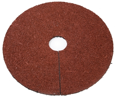 24" Reversible Mulch Ring Tree Protector Mat by Trademark Innovations