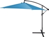 10' Deluxe Polyester Teal Offset Patio Umbrella by Trademark Innovations