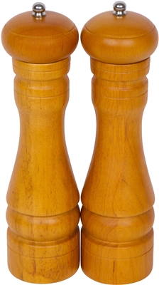 Set of 2 Wood Pepper Mill Grinder by Trademark Innovations