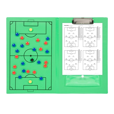 Magnetic Soccer Clipboard Erasable White Board Great For Coaches