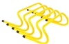 Trademark Innovations Speed Training Hurdles Pack of 5 (Yellow, 6 Inch)