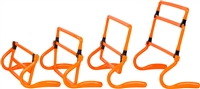 Trademark Innovations Set of 5 Adjustable Speed Training Hurdles (Orange)