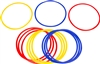 Trademark Innovations Speed Agility Training Rings Set of 12 18" Diameter Multicolor