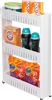 Slim Slide Out Storage Tower for Laundry, Bathroom, or Kitchen By Trademark Innovations