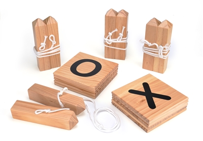 Giant Wooden Tic Tac Toe Backyard Game by Trademark Innovations